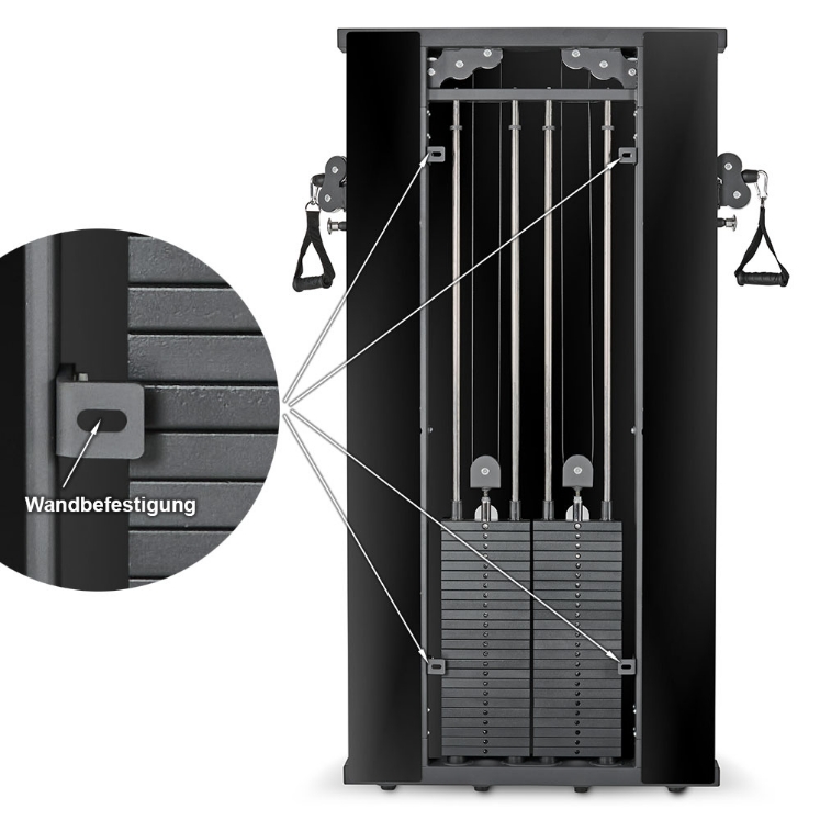 Poza cu ATX Multifunctional cu scripete 2 x 60 kg - ATX-WFT-2000