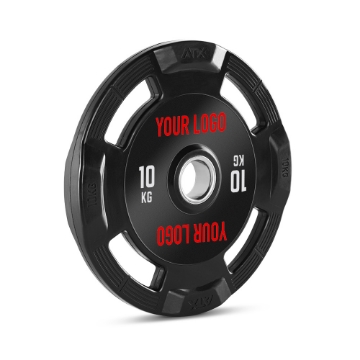 Poza cu Discuri cu prindere din cauciuc - 50 mm - Logo Personalizat - 10 kg