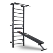 Poza cu Spalier Profesional ATX® Wall Bar Gym cu Bancă Reglabilă și Bară pentru Tracțiuni