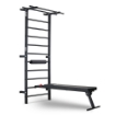 Poza cu Spalier Profesional ATX® Wall Bar Gym cu Bancă Reglabilă și Bară pentru Tracțiuni