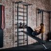 Poza cu Spalier Profesional ATX® Wall Bar Gym cu Bancă Reglabilă și Bară pentru Tracțiuni