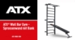 Poza cu Spalier Profesional ATX® Wall Bar Gym cu Bancă Reglabilă și Bară pentru Tracțiuni