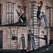 Poza cu Spalier Profesional ATX® Wall Bar Gym cu Bancă Reglabilă și Bară pentru Tracțiuni