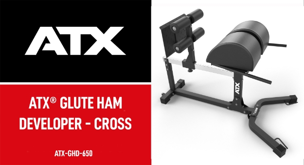 Poza cu ATX Glute Ham Developer Cross - Echipament Profesional pentru Glute & Hamstring