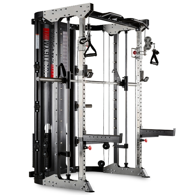 Poza cu ATX Kraftstation Multistation GMX 2000 cu 2 x 90 kg greutati bloc si presa pentru picioare