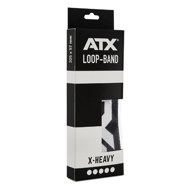 Poza cu ATX® Loop Band X-HEAVY alb / Banda de rezistenta extra-grea