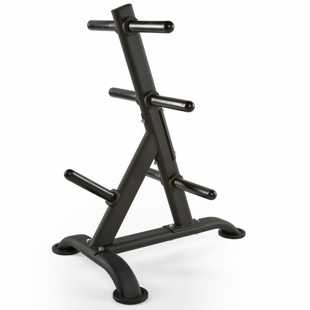 Poza cu Suport pentru discuri de greutati 50 mm - negru - design oval