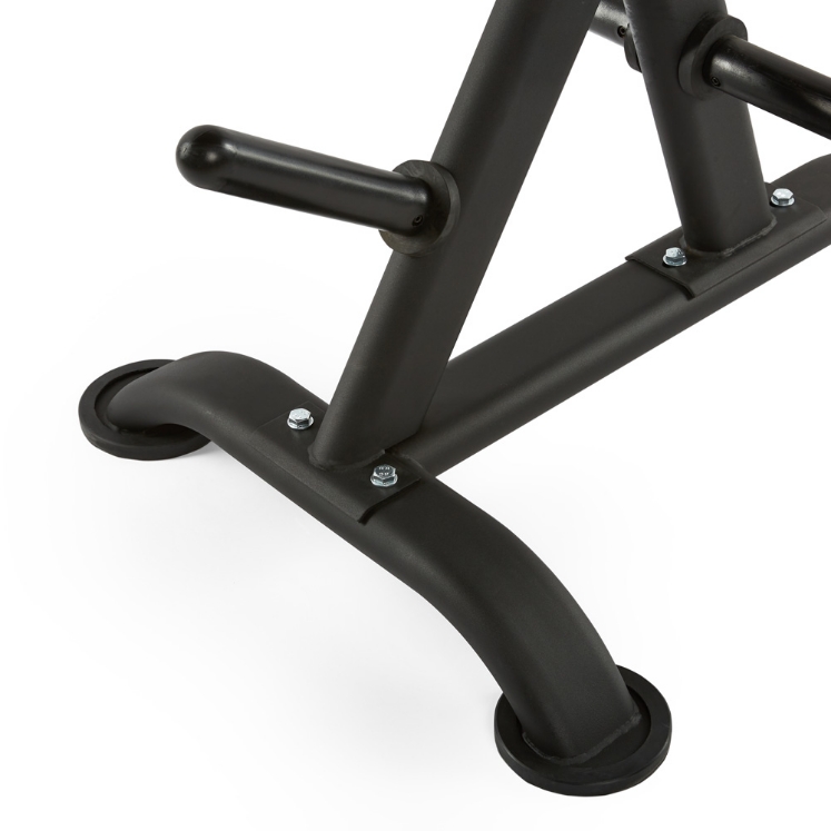Poza cu Suport pentru discuri de greutati 50 mm - negru - design oval