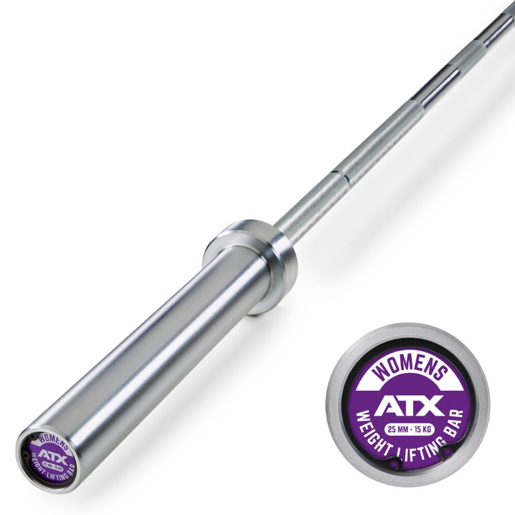 Poza cu ATX® Weightlifting Women's Bar 15 kg - 201 cm - PRO Series