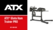 Poza cu ATX® Glute Ham Trainer PRO 820 – Aparat Profesional pentru Fesieri, Femurali și Lombari