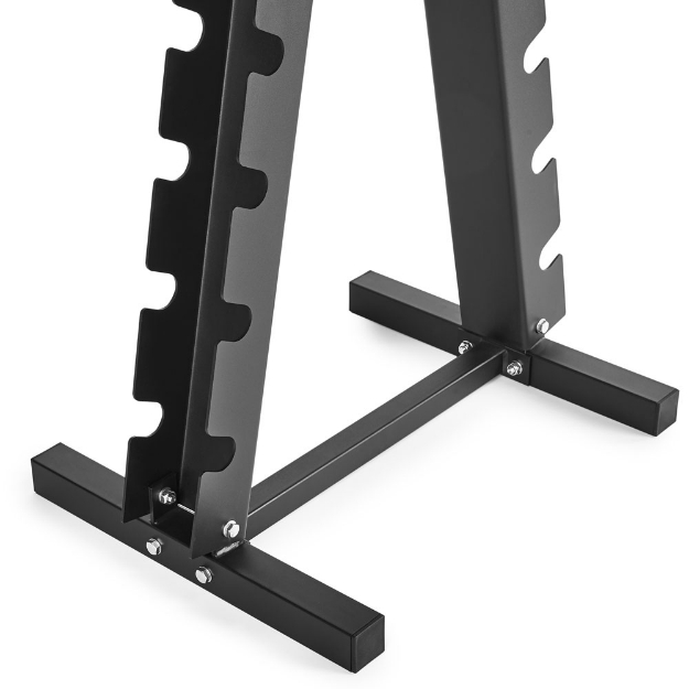 Poza cu Piramidă pentru 10 perechi de gantere, negru