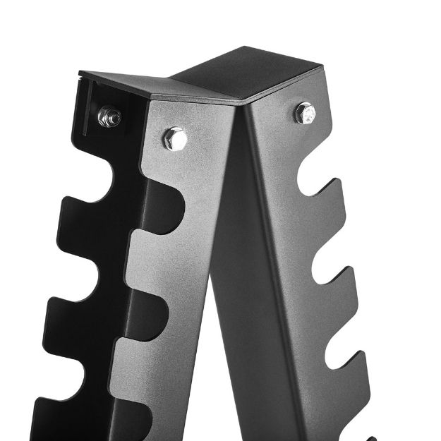 Poza cu Piramidă pentru 10 perechi de gantere, negru