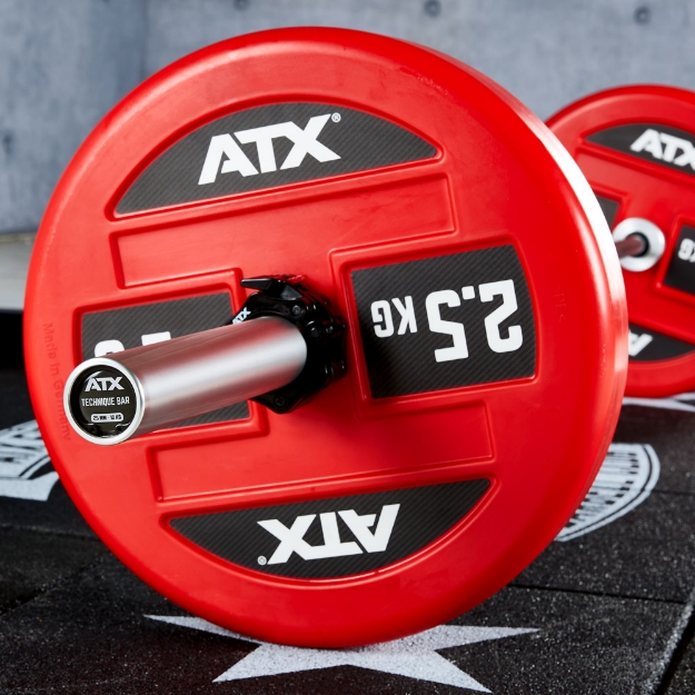 Poza cu Bară de Tehnică Weightlifting ATX® - 10 kg - 220 cm