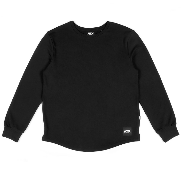 Poza cu ATX® Hanorac casual pentru antrenament, mărimea M, culoare negru