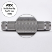 Poza cu ATX XTP Raw Powerlifting Bar Tip 200-433 Maneca lunga de incarcare Fabricat in Germania