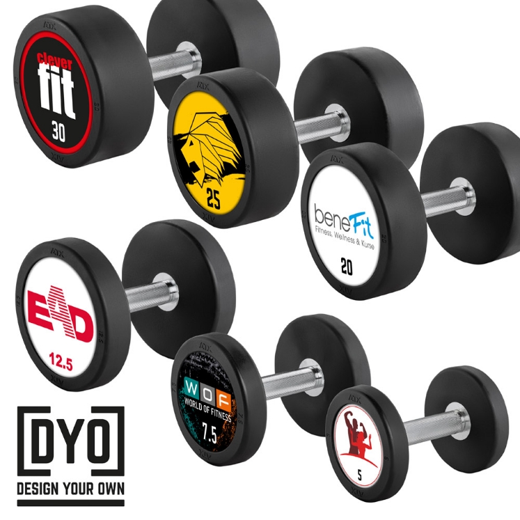 Poza cu PRO-Style - Gantere din Cauciuc - Configureaza-ti Propria Set - Set de Gantere 5 - 30 kg