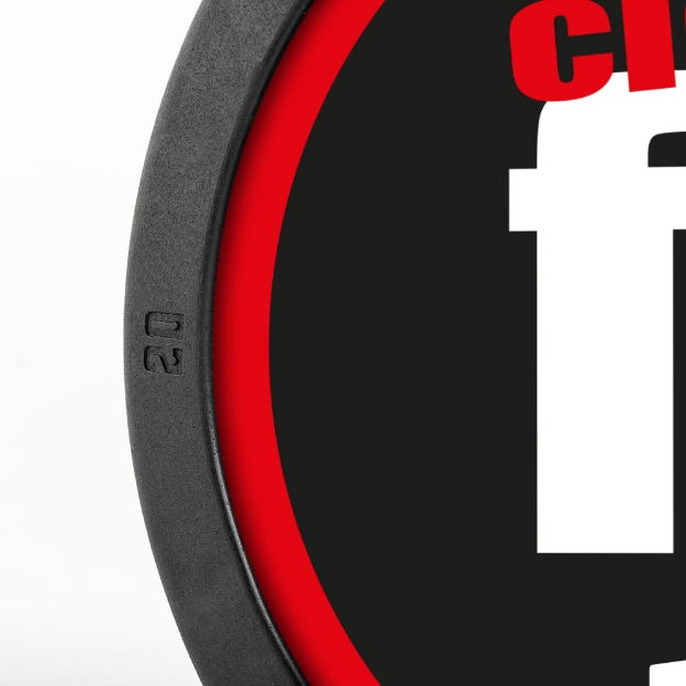 Poza cu Set gantere cauciucate PRO-Style ATX, personalizabil, 5 - 40 kg