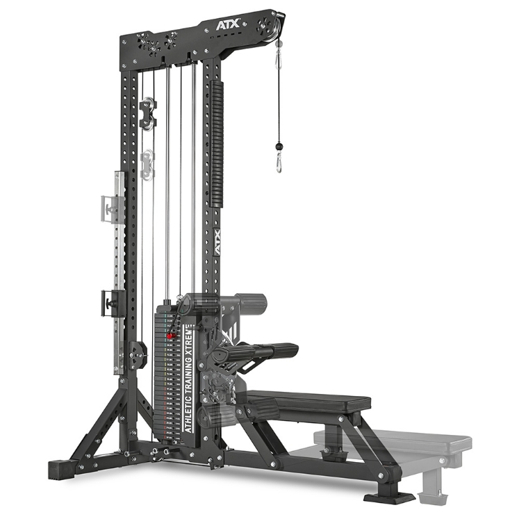 Poza cu ATX Trinity Tower LSW-850 – Stație Profesională 3 în 1 pentru Lat Pulldown și Low Row cu 135 kg