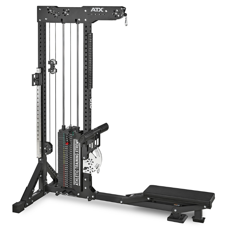 Poza cu ATX Trinity Tower LSW-850 – Stație Profesională 3 în 1 pentru Lat Pulldown și Low Row cu 135 kg