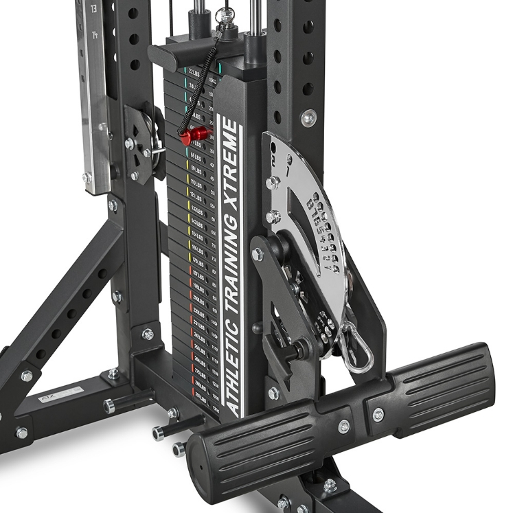 Poza cu ATX Trinity Tower LSW-850 – Stație Profesională 3 în 1 pentru Lat Pulldown și Low Row cu 135 kg