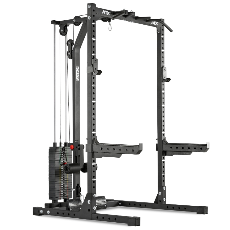 Poza cu ATX Half Rack 620 Sistem complet cu stație tracțiune Latzug și greutate stivă