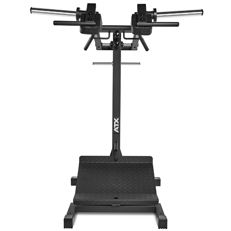 Poza cu ATX Lever Arm Squat – Aparat Profesional 3 în 1 pentru Genuflexiuni, Viking Press și Ridicări pe Vârfuri