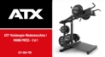 Poza cu ATX Lever Arm Squat PRO – Aparat Profesional 3 în 1 pentru Squat, Viking Press și Calf Raise