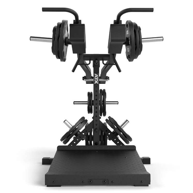 Poza cu ATX Lever Arm Squat PRO – Aparat Profesional 3 în 1 pentru Squat, Viking Press și Calf Raise