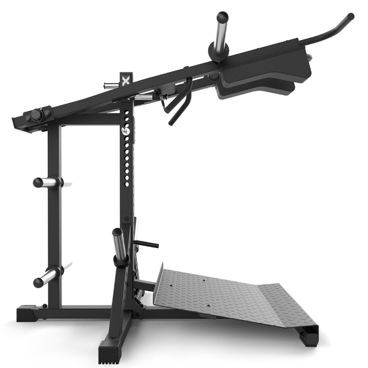 Poza cu ATX Lever Arm Squat PRO – Aparat Profesional 3 în 1 pentru Squat, Viking Press și Calf Raise