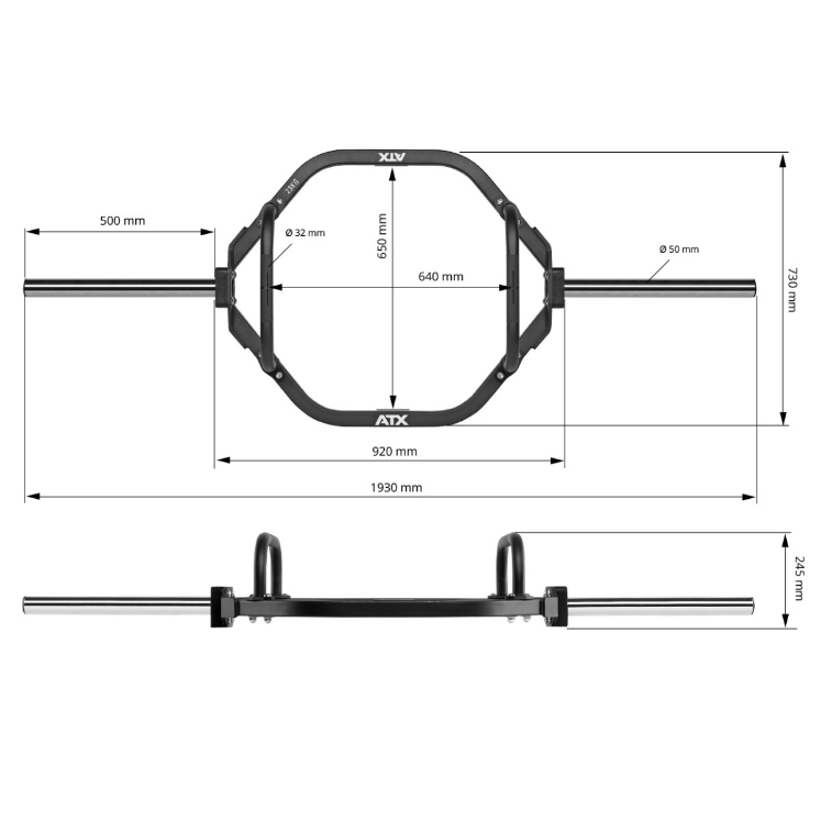 Poza cu ATX Hex Bar XL - 50 mm