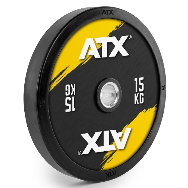 Poza cu ATX® Full Rubber Bumper Plate - Design Color - 15 kg