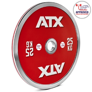 Poza cu ATX Calibrated Steel Plate 25 kg - Disc de Precizie pentru Powerlifting si Haltere