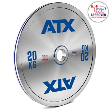 Poza cu ATX Calibrated Steel Plate 20 kg - Disc oțel calibrat pentru powerlifting