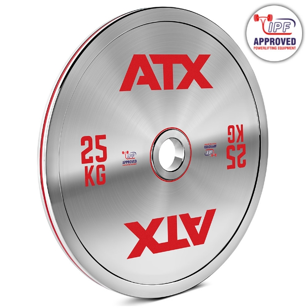 Poza cu ATX Calibrated Steel Plate 25 kg - Disc de haltere calibrata pentru powerlifting