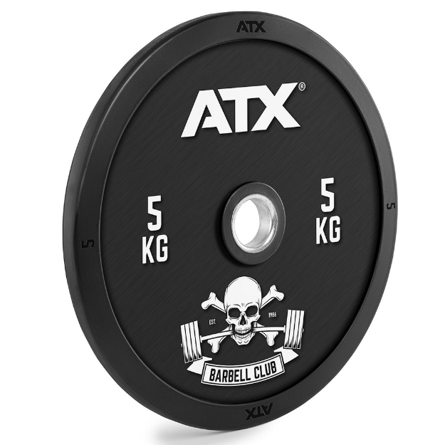 Poza cu ATX Barbell Club - Design complet discuri bumper 5 kg