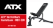 Poza cu Bancă fitness Multifuncțională Reglabilă, 9 Poziții, Capacitate 350 kg ATX-MBX-520