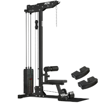 Poza cu ATX Lat Machine 750 – Helcometru Profesional cu Pachet de Greutăți Integrat 117,5 kg