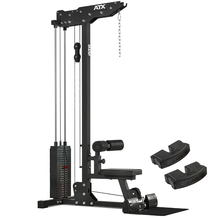Poza cu ATX Lat Machine 750 – Helcometru Profesional cu Pachet de Greutăți Integrat 117,5 kg