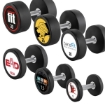 Poza cu Dumbbell din cauciuc 2.5 kg - Logo personalizat - ATX