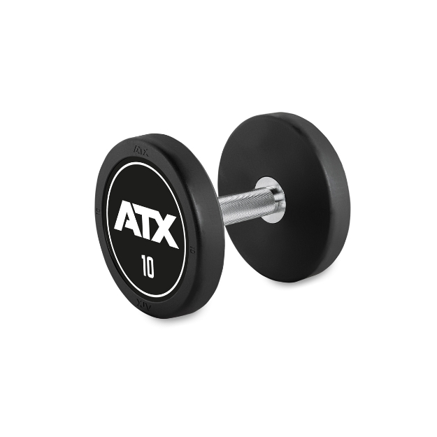 Poza cu Gantera Cauciucata - ATX Logo - 10.0 kg