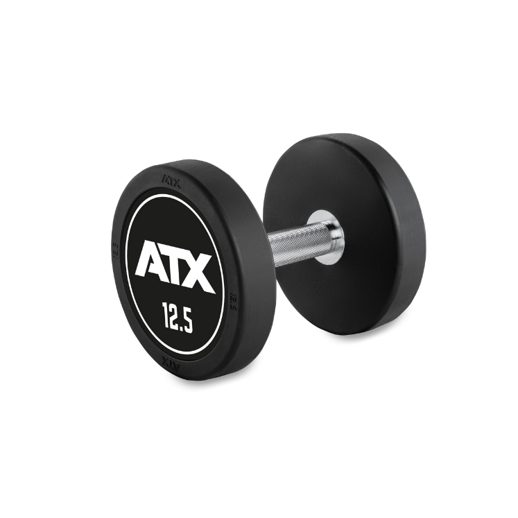 Poza cu Gantera din cauciuc - ATX Logo - 12.5 kg