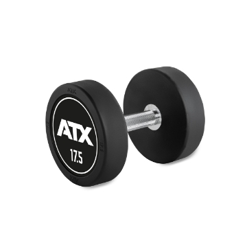 Poza cu Gantera din cauciuc - ATX Logo - 17.5 kg