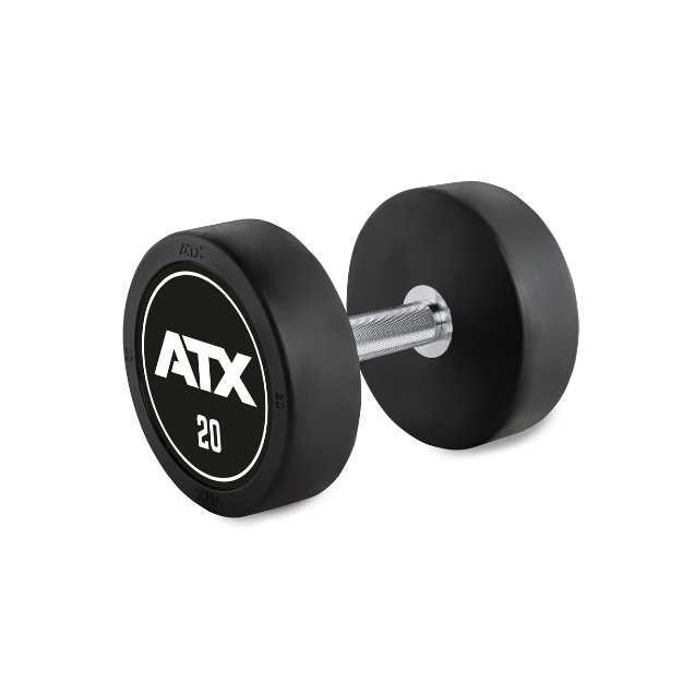 Poza cu Gantera din cauciuc - ATX Logo - 20.0 kg