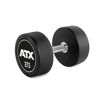 Poza cu Dumbbell Cauciucat ATX Logo 27.5 kg