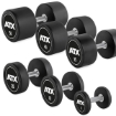 Poza cu Dumbbell din cauciuc ATX Logo 40.0 kg