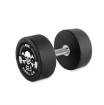 Poza cu Gantera cauciucată 32.5 kg - Barbell Club Logo - ATX
