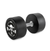 Poza cu Gantera din cauciuc 35 kg - Barbell Club Logo - ATX