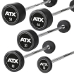 Poza cu Bară Dreaptă Cauciucată - ATX Logo - 12.5 kg
