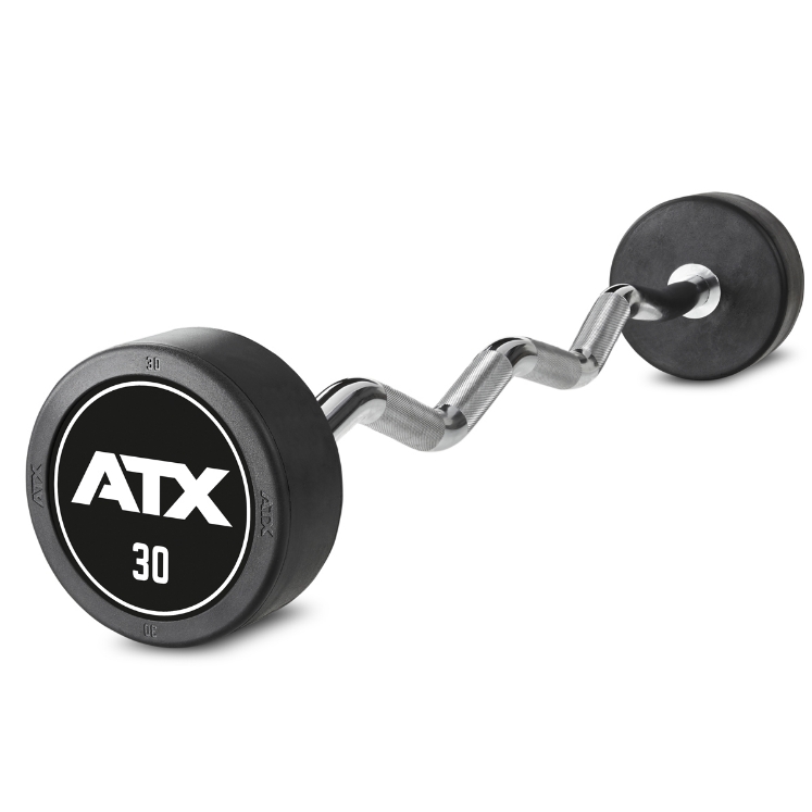 Poza cu Bară EZ cu Acoperire de Cauciuc - ATX Logo - 37.5 kg