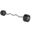 Poza cu Bară EZ cu acoperire din cauciuc – Barbell Club Logo – 17.5 kg